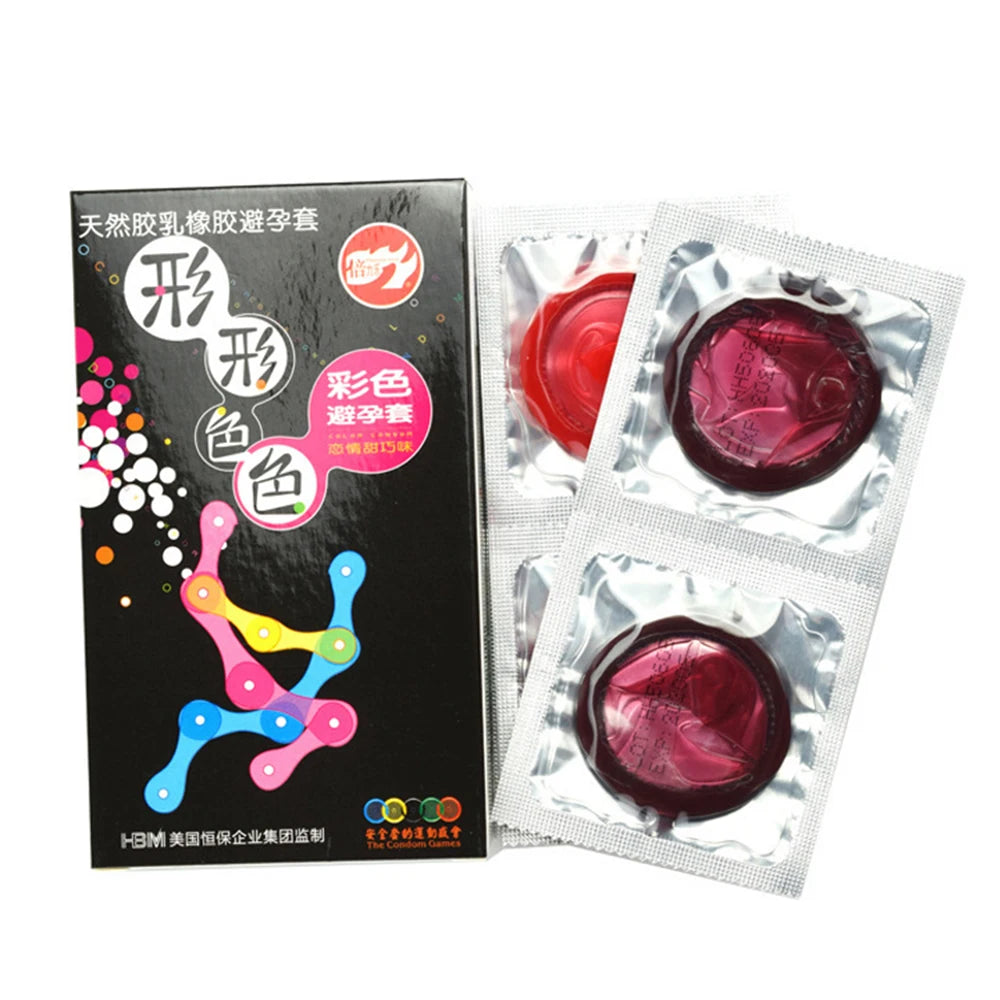 Fragrance Condoms 10PCS Large Lubrication Smooth Sex Toys Delay Ejaculation Contraception Sexshop Sensitive Condom for Men 18+ - Seprincess