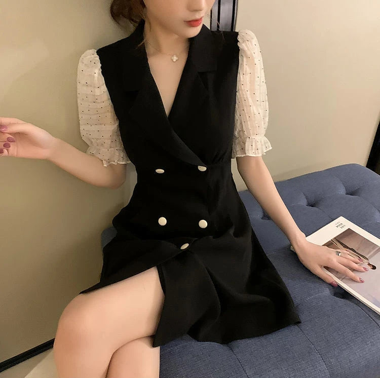 Clothes Mesh Dresses for Women 2024 Formal Occasion Blazer Holiday Woman Dress New Features of In Hot Fashion Sensual Sexy Loose - Seprincess