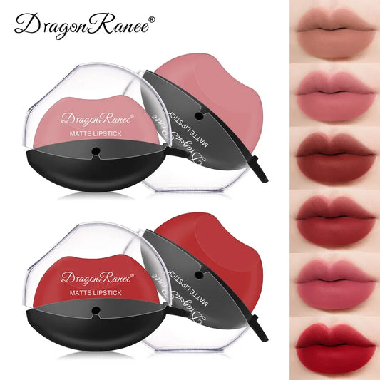 Dragon Ranee Matte Velvet Mist Lipstick Designed for Lazy People Lip Shape Lip Gloss Long Lasting Easy To Color Beauty Makeup - Seprincess