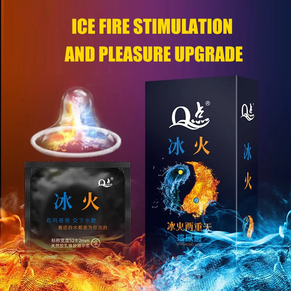 6PCS/Box Female G-spot Vaginal Stimulation Condoms Adult Sex Products Extra Sensitive Penis Sleeve Ribbed Dotted Spike Condom - Seprincess