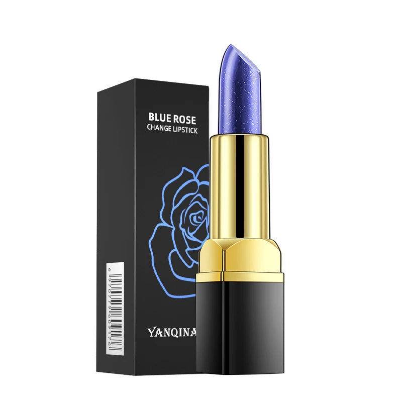 Blue Rose Lip Temperature Color Changing Natural Long Lasting Waterproof   Lipstick Cosmetics Woman Makeup - Seprincess