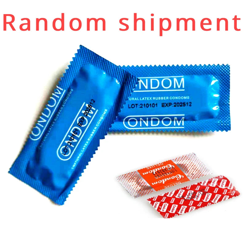 50pcs Hyaluronic Acid Condom Natural Latex Lubrication Ultra Thin Delay Sex Penis Sleeves Contraception Supplies Adults Sex Toy - Seprincess