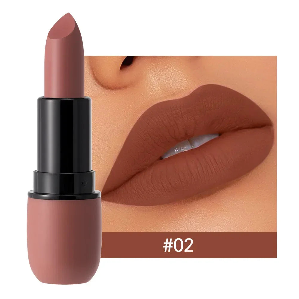 Lip Glaze 6 Colors Moisture Lipstick Waterproof Non-stick Cup Lipstick 1pcs Velvet Matte Lipstick Cosmetics Soft Fog Lip Gloss - Seprincess