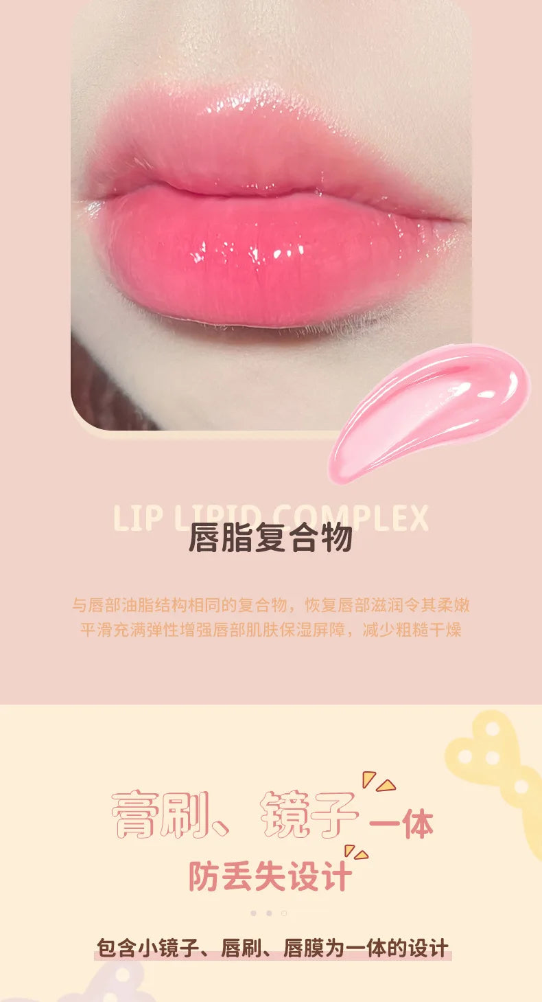 NOVO Cute Lip Balm Hydrating Moisturizing Lipstick Long-lasting Natural Plant Anti-Cracking Lip Care Petroleum Jelly Lip Gloss - Seprincess