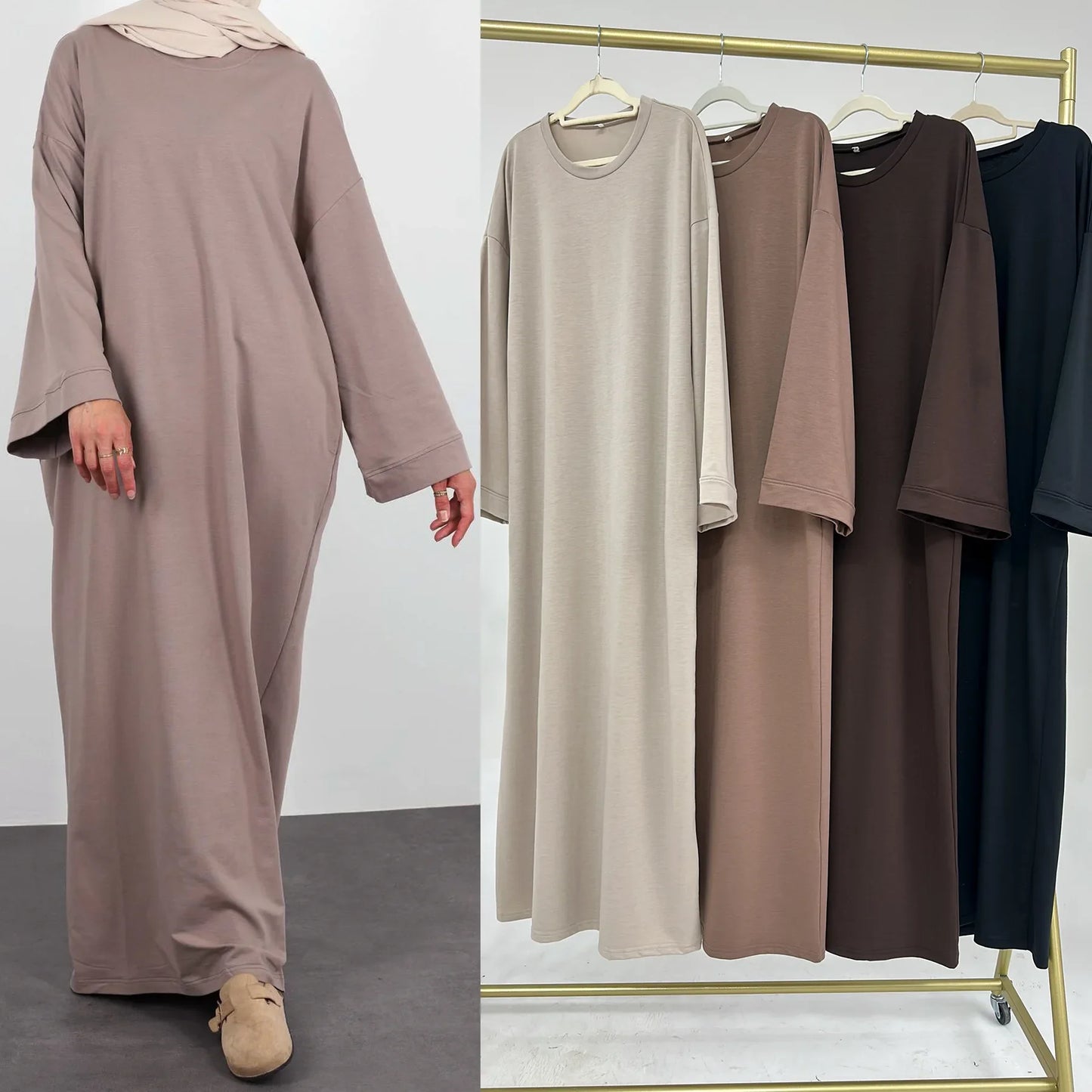 Ramadan Eid Party Dress for Women Muslim Modest Long Dresses Morocco Abayas Vestidos Largos Dubai Arab Robe Islamic Clothing