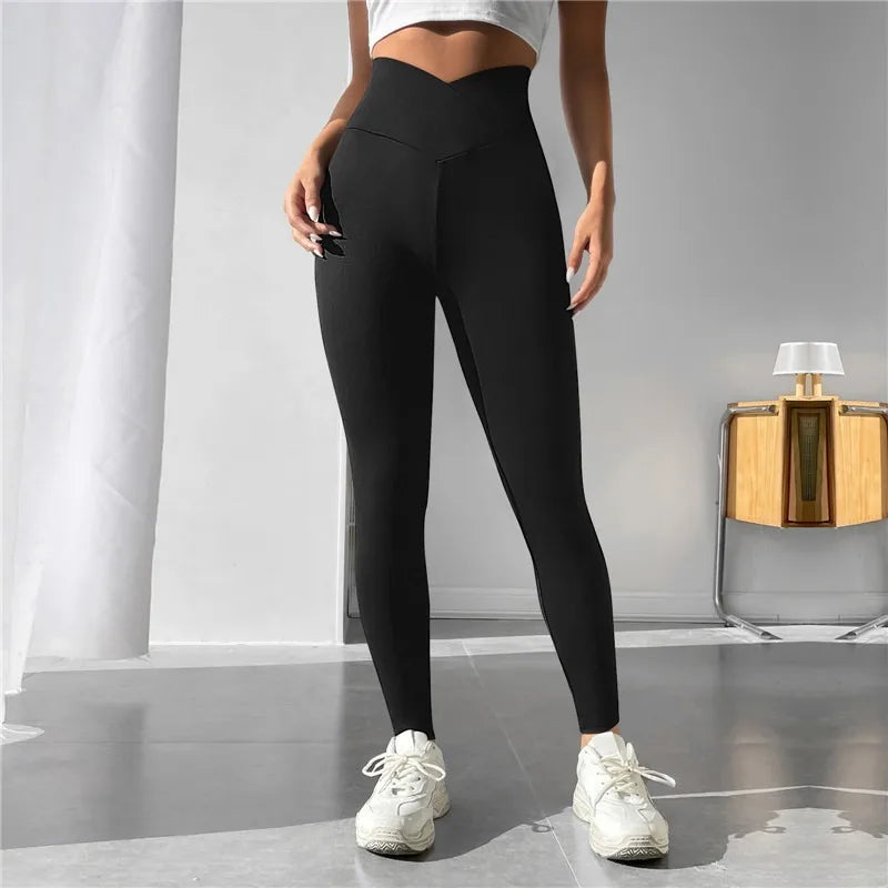 2025 New Flare Leggings Yoga Pants Women High Waist Wide Leg Pants Women Gym Sports Black Flared Pant Plus Size Dance Trousers