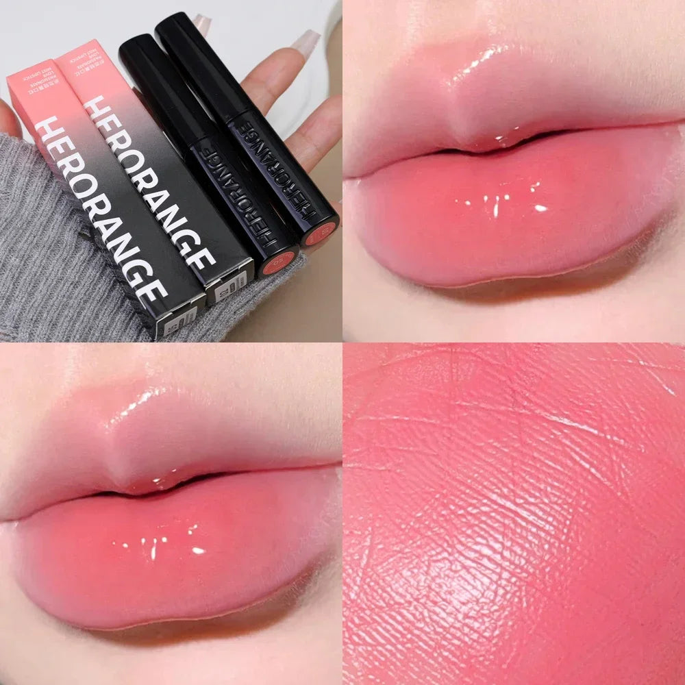 Jelly Mirror Lipstick Makeup Waterproof Non-stick Cup Solid Lip Gloss Clear Lasting Moisturizing Lipstick Pen Korean Cosmetics - Seprincess