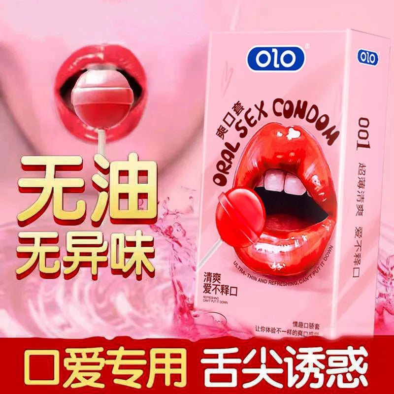 12/10pcs Fruit Ultra Thin Condoms Intimate Goods Sex Products Toys for Adults 18 Penis Sleeve Long-lasting Sex Toys For Men - Seprincess