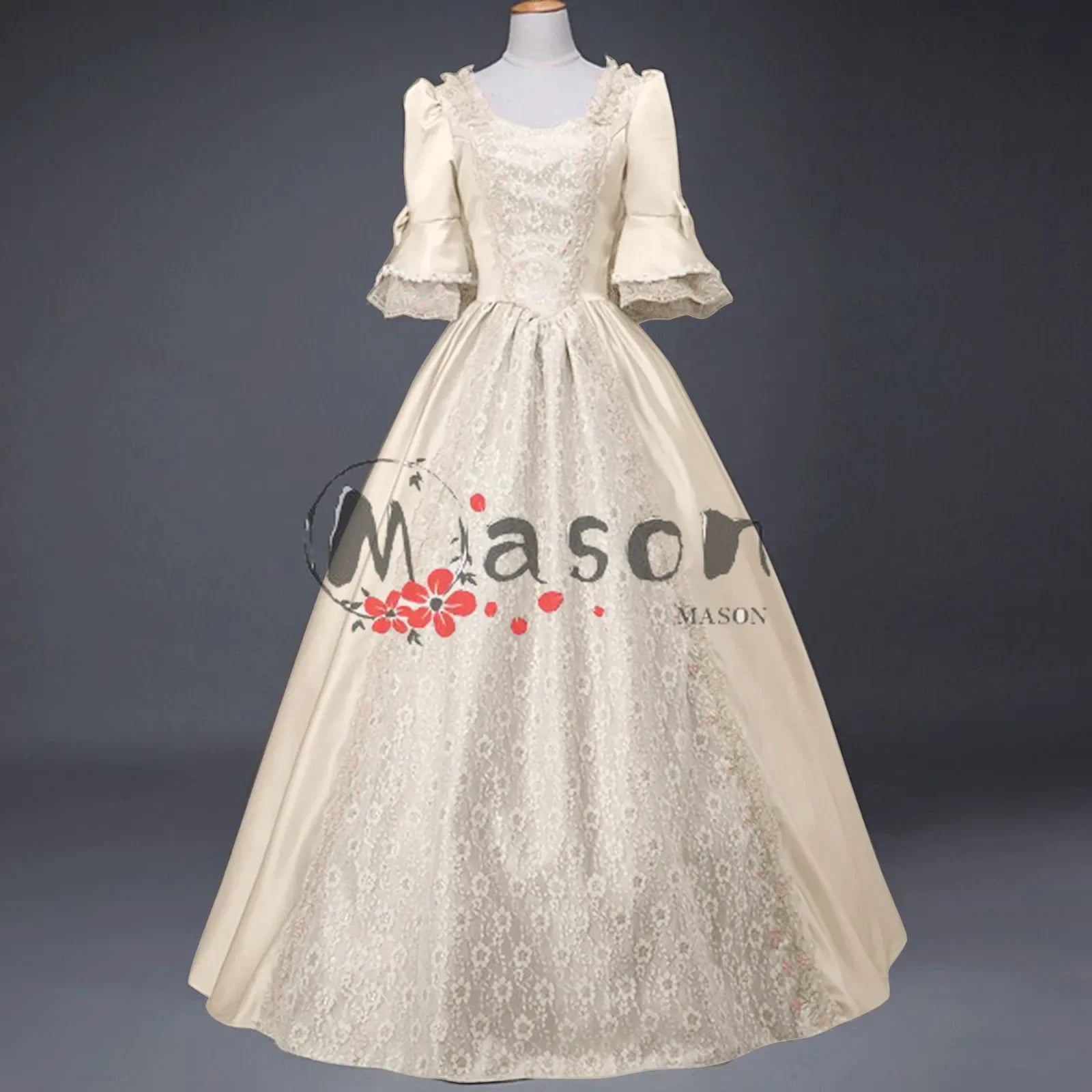 Women Medieval Renaissance Formal Ball Party Maxi Long Dress Palace Halloween Cosplay Dresses Costume Victorian Vestidos Femme - Seprincess