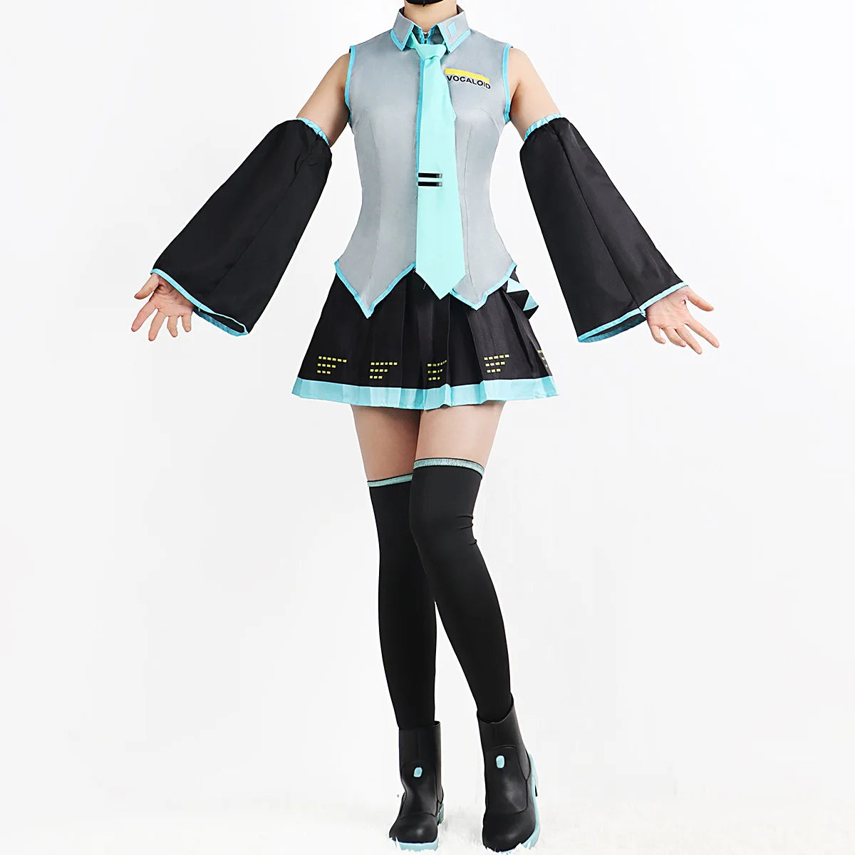 Anime Character Performance Clothes Hatsune Miku MIKU Anime Clothes Cosplay Clothes JK Skirt Same Suit Wig Accessories Halloween - Seprincess