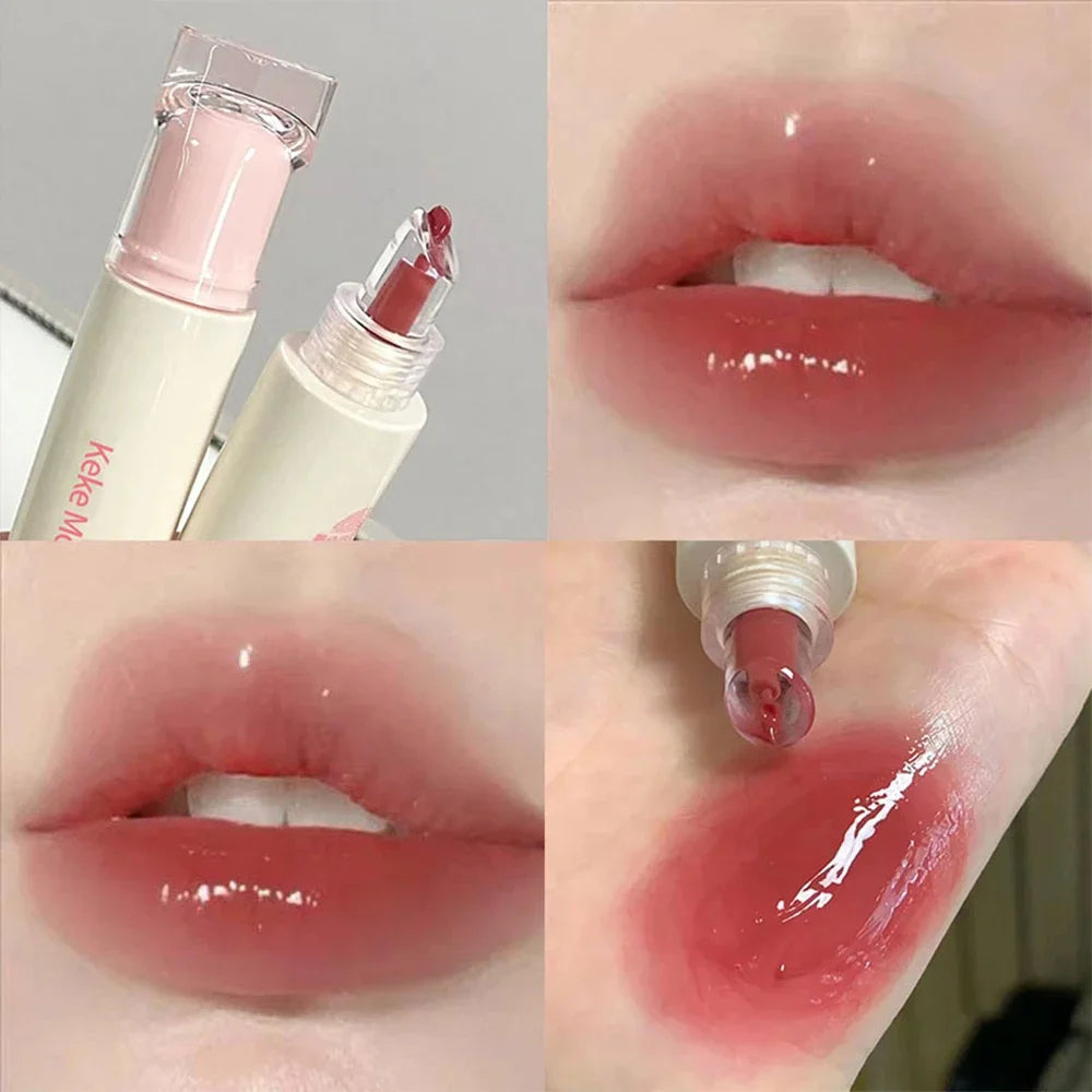 Crystal Jelly Mirror Lip Gloss Water Liquid Lipstick Moisturizing Long Lasting Sexy Lip Plumper Lip Tint Makeup Korean Cosmetics - Seprincess