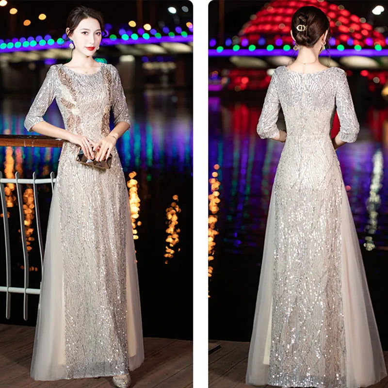 DongCMY Luxury Evening Dresses 2023 New Summer Long Banquet Elegant Party Gown For Women Elegant And Pretty Women's Dresses Gala - Seprincess