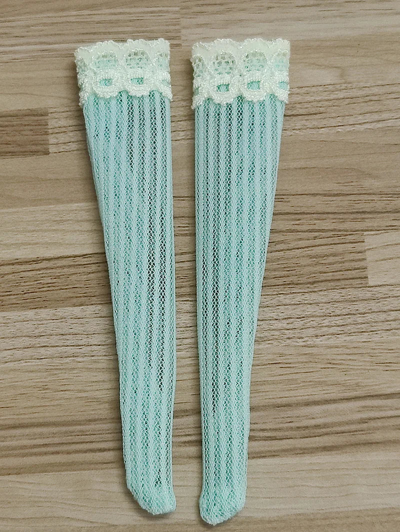 Blyth Dolls Lace Socks Knee Highs Socks Stocking for 1/6 Doll Clothes accessories(fit Azone, Pullip,Barbies, Blyth, 1/6 Doll)