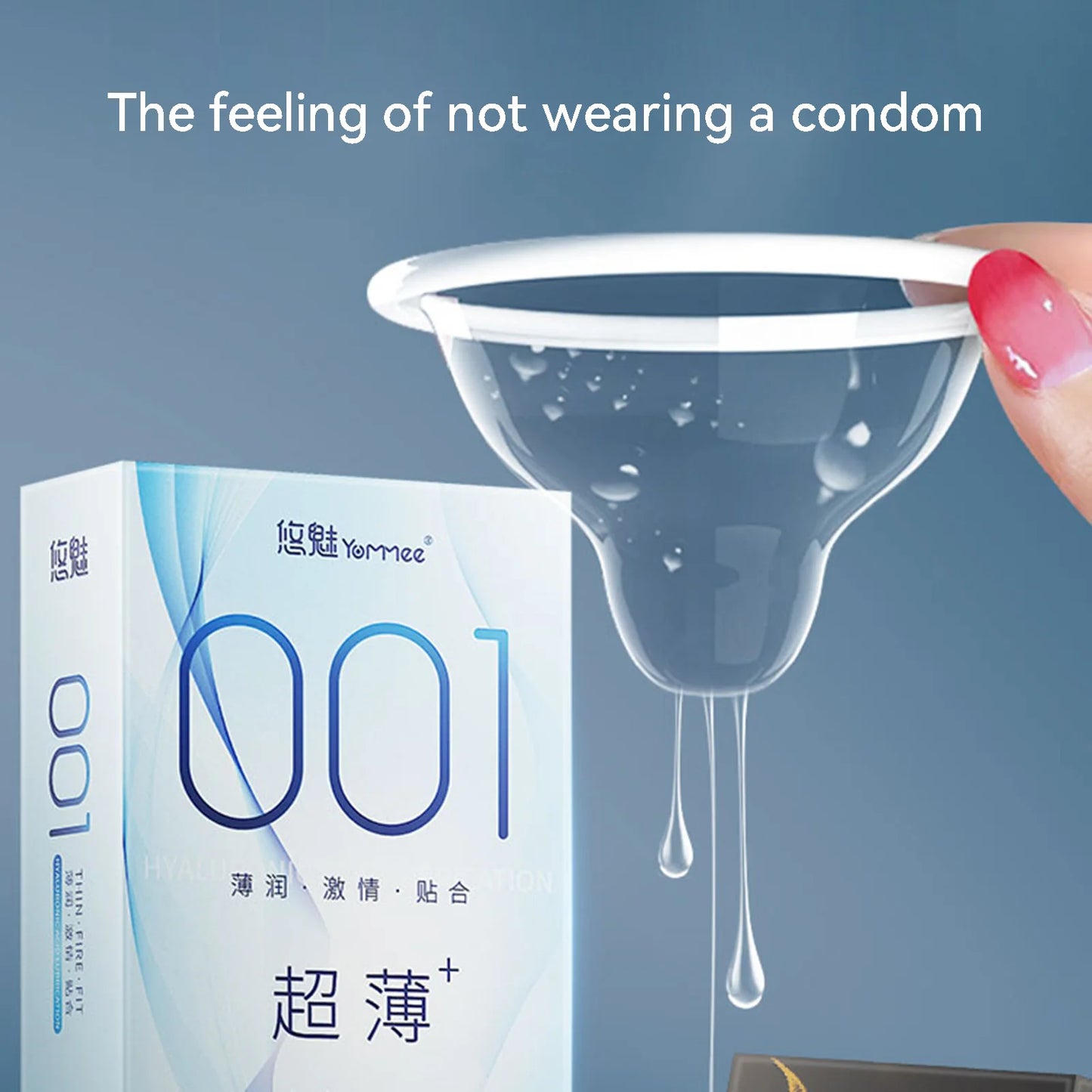 Ultra Thin Condoms Long-lasting For Men Sex Ejaculation Delay Latex Condom Hyaluronic Acid 0.01 Penis Sleeve For Adults Sex Love