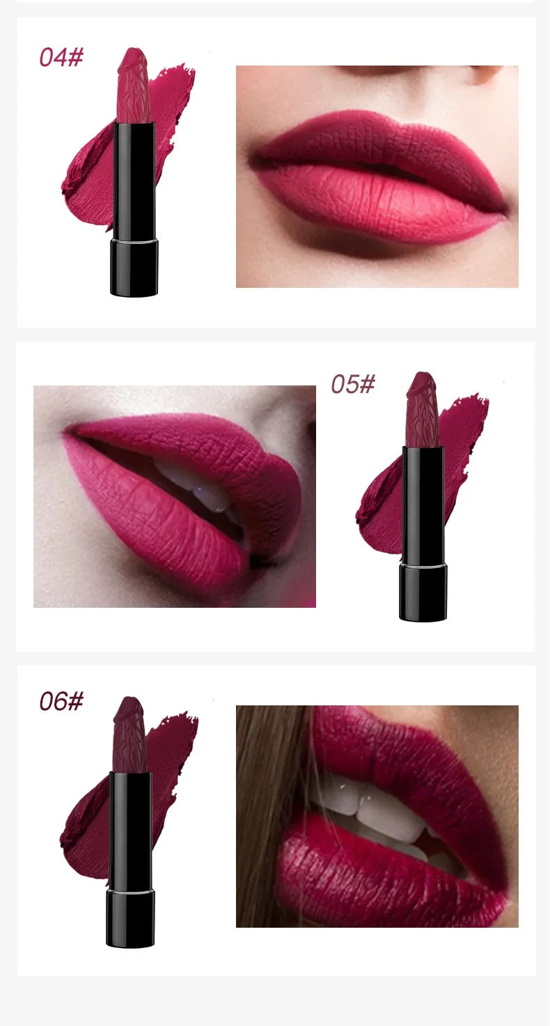 Mushroom mouth red matte fog easy to color waterproof not easy to decolour moisturizing lipstick Makeup - Seprincess