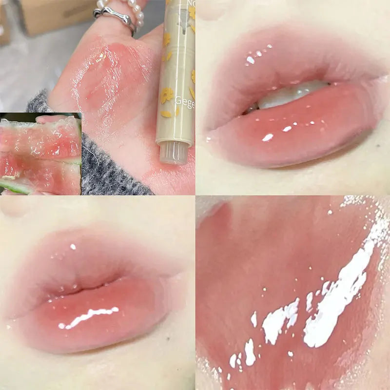 Florettes Jelly Love Lipstick Flower Knows Water Gloss Lip Gloss Non-stick Cup Mirror Lip Tint Cheap Korean Make-up Wholesale - Seprincess