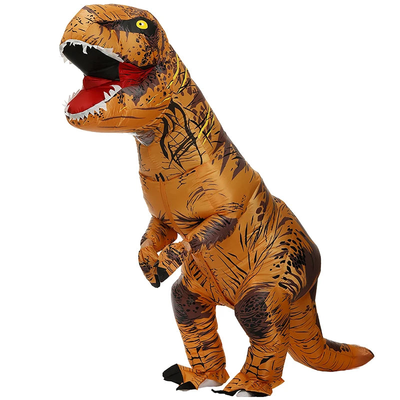 T-REX Inflatable Suit Adult Fancy Role-playing Tyrannosaurus Costume Dinosaur Cosplay Halloween Party Carnival Apparel - Seprincess