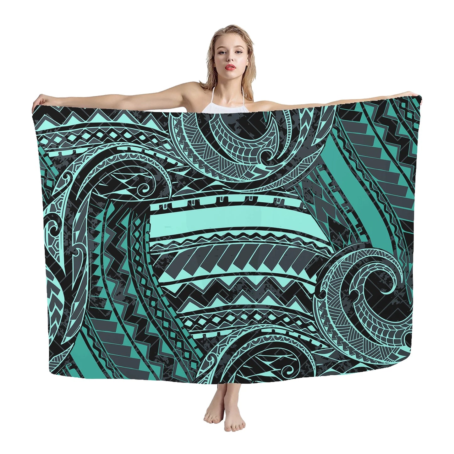 Custom design cover up swimwear cheap printed sexy mature women ladies beach sarong pareo hawaii pareos beach - Seprincess