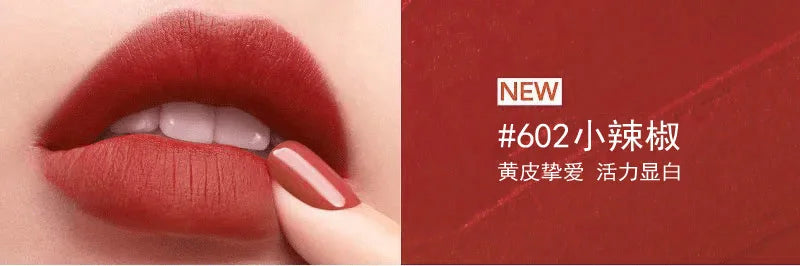 Bullet nose mouth red fog face matt moisturizing retro red mouth red makeup lipstick not easy to fade while holding makeup - Seprincess