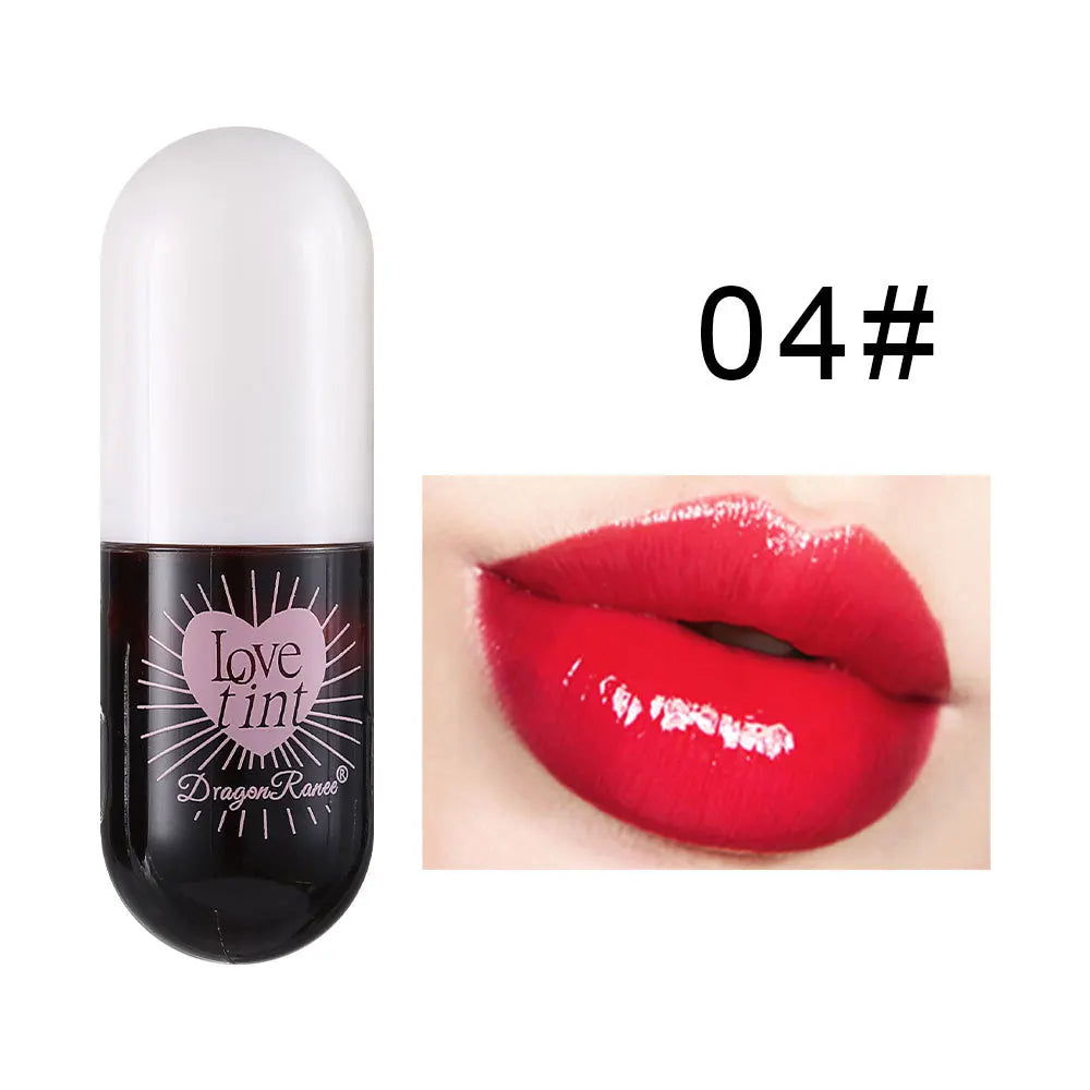 Dragonranee Lip Dye Liquid Lip Glaze Cute Waterproof Non-Stick Liquid Lipstick 6 Colors Available - Seprincess