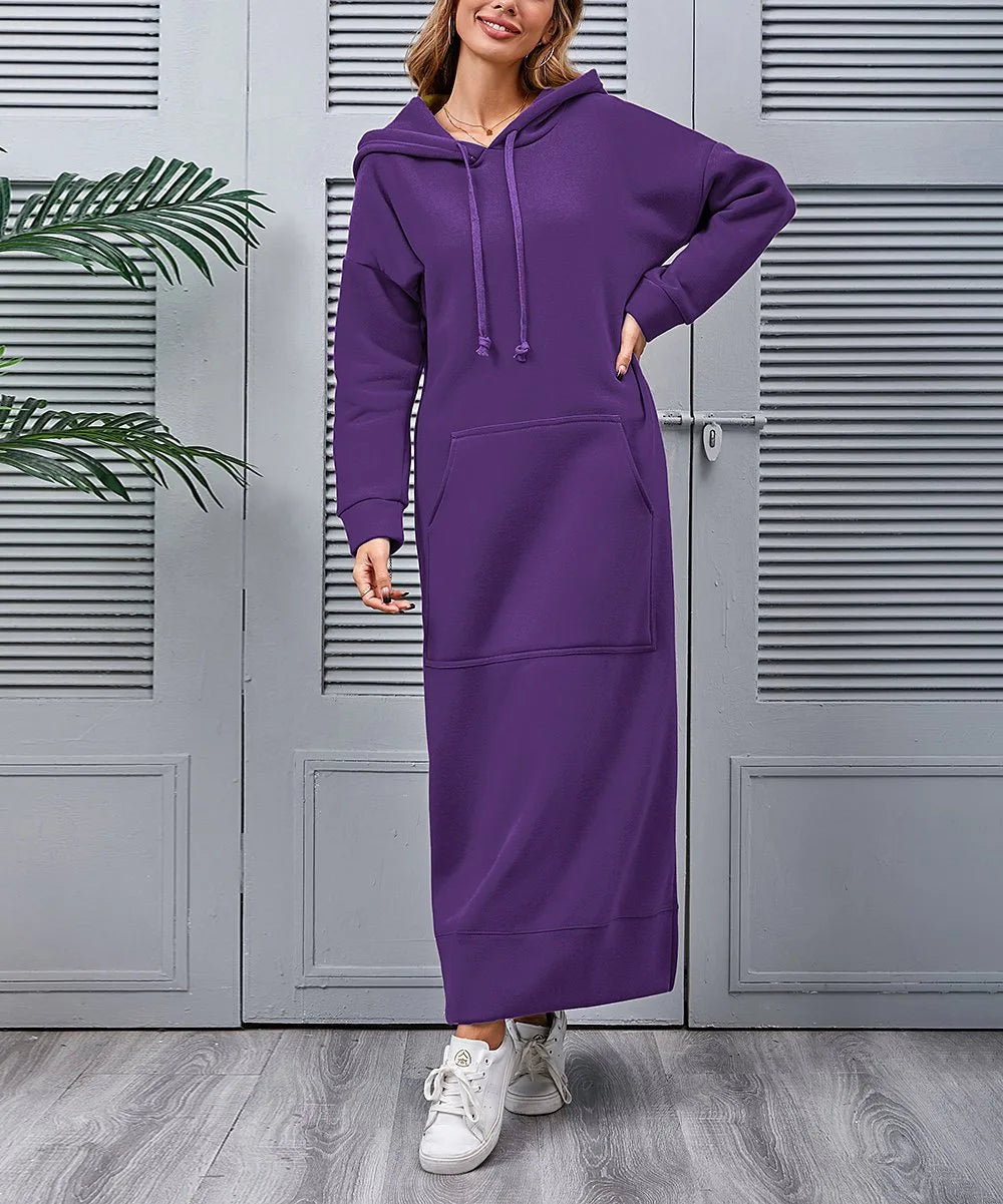 Turkey Hooded Tracksuit Maxi Dress Women Muslim Arab Striped Jogging Sports Long Dress Walk Wear Musulman Islamic Clothing 4XL - Seprincess