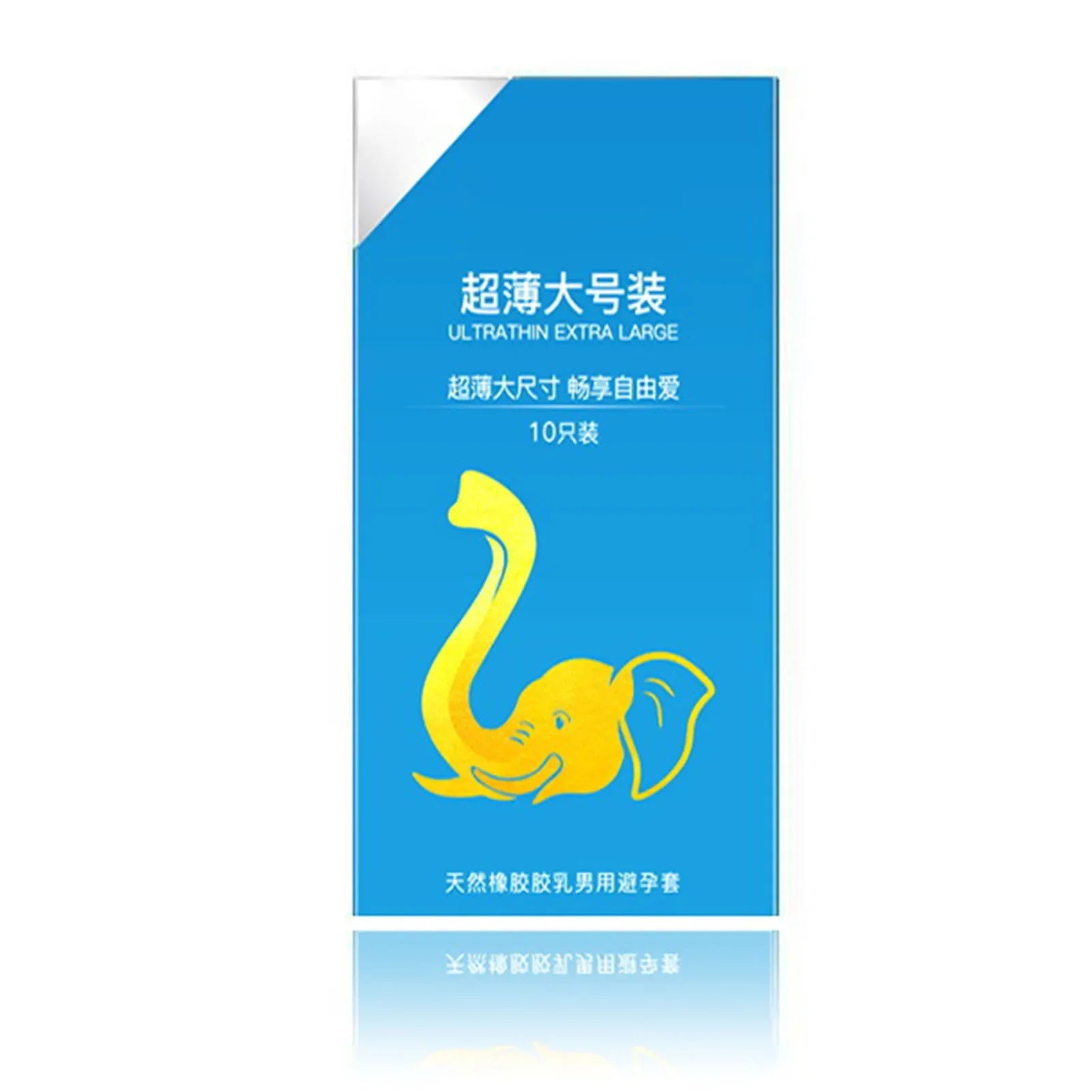 10Pcs 0.01 Ultra Thin Condom 55mm XXL Size Sex Toys for Adult Contraception Sleeves for Penis Plus Size Safety Condoms Sex Tools - Seprincess