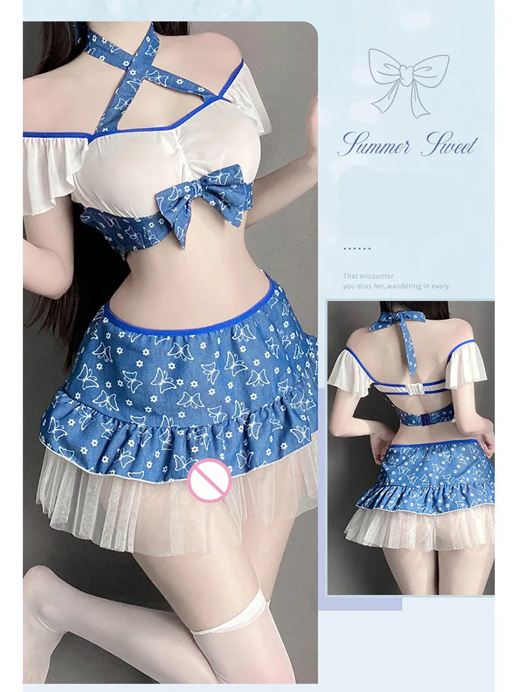 Dress Kawaii Japanese Uniform Skirt dress for ladies 60 years formal dresses woman Woman clothing xxx fetish sexy lingere outfit - Seprincess