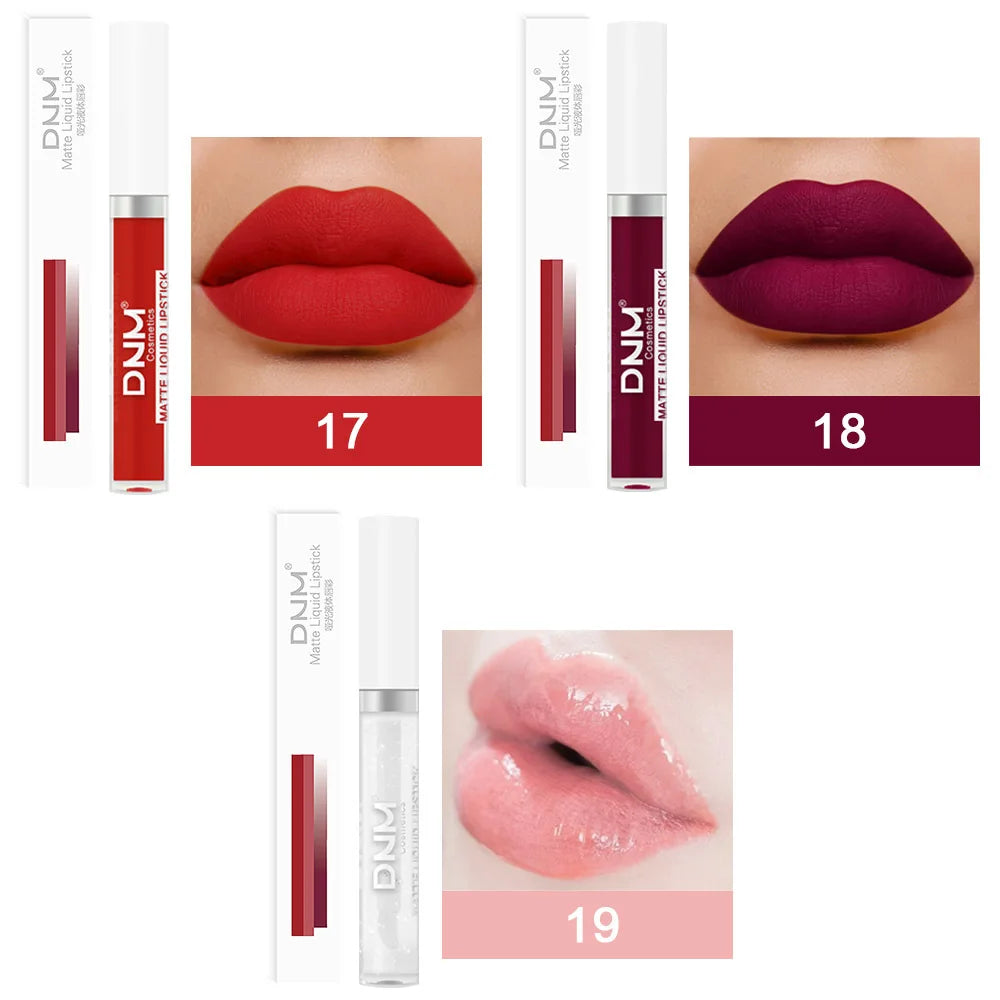 18 Colors Matte Velvet Lip Glaze Waterproof Long-Lasting Not Easy To Fade Lip Gloss Lipstick Waterproof Makeup Cosmetic Tool - Seprincess