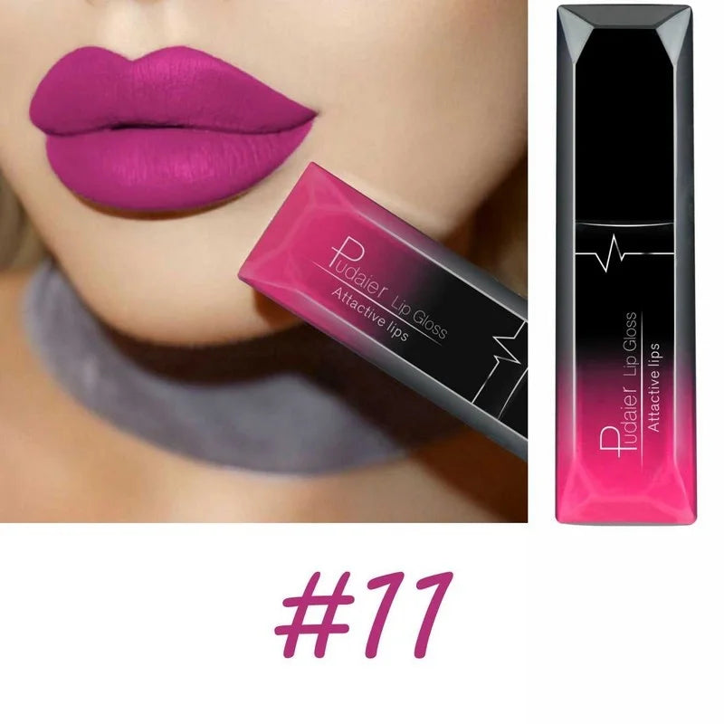 Best Lip Makeup 17 Color Sexy Matte Long Lasting Lipgloss Liquid Lipstick Lip Cream - Seprincess