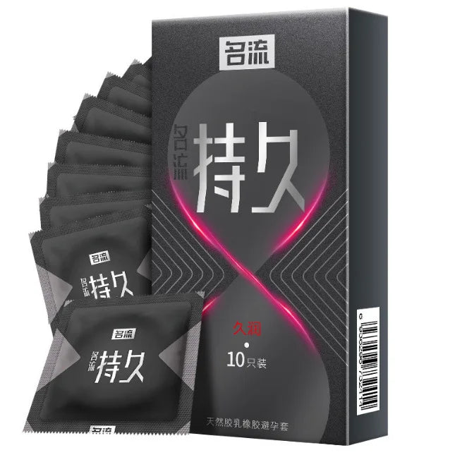 10PCS Condoms Ultra Thin Close Fit Extra Lubricated Natural Latex Penis Sleeve Contraception Supplies Adults Sex Toy Products - Seprincess