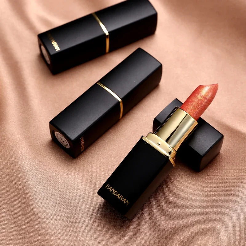 Mermaid Moisturizing Lipstick 9 Colors Waterproof Long Lasting Pigment Nude Pink Shimmer Lipstick Luxury Women Makeup Cosmetics - Seprincess