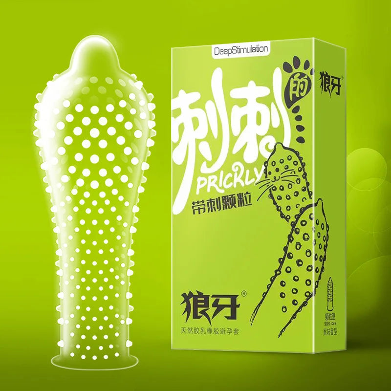 Large Spikes Condoms Dotted Granular Sex Tooys for Adult Original Lubricants Sexual Retardant High Sensitive Sex Shop 18+ - Seprincess