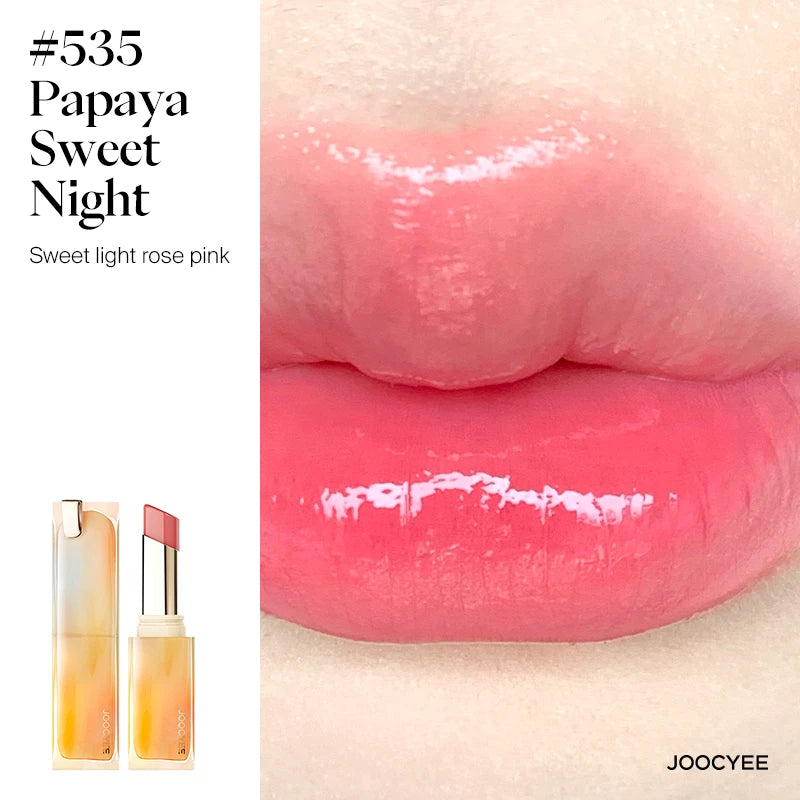 Joocyee Glazed Rouge Upgrade Crystal Frozen Film Version Moisturize Glass Lipstick Lip Makeup Smoky Longlasting Lipstick