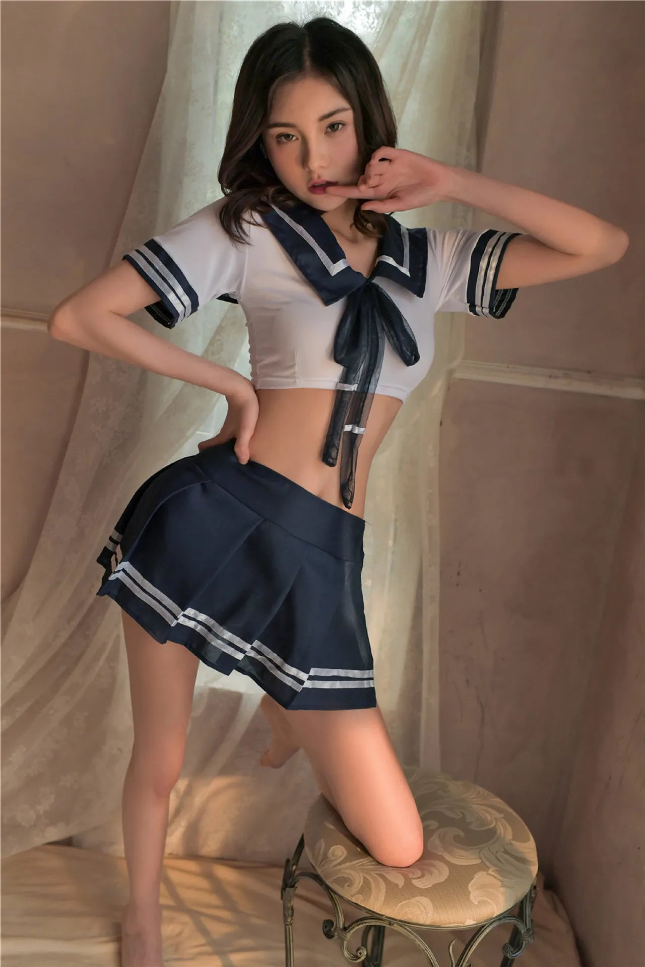 Student uniform tempting tight fitting campus style fetish sexy lingerie new 2024 sexy womans costume Schoolgirl Sex shop xxx - Seprincess