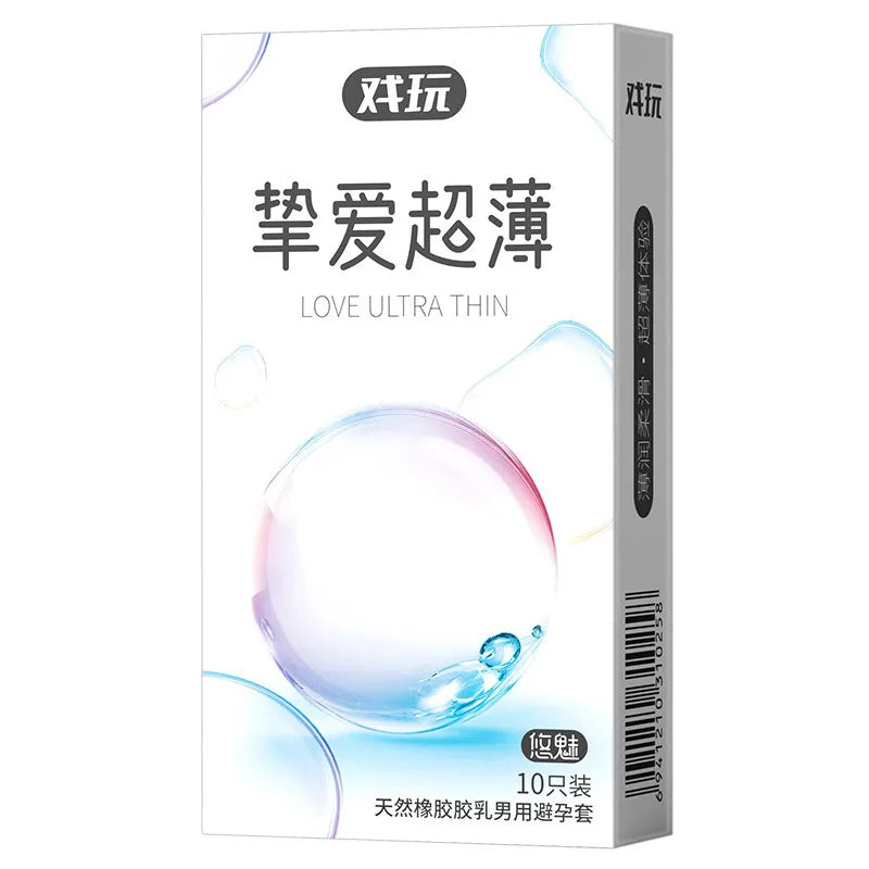 30PCS Ultra-thin Condoms Penis Sleeves Adult Couple Sex Products for Men Safe Contraception Condoms Male Cock Sleeves Sexshop - Seprincess