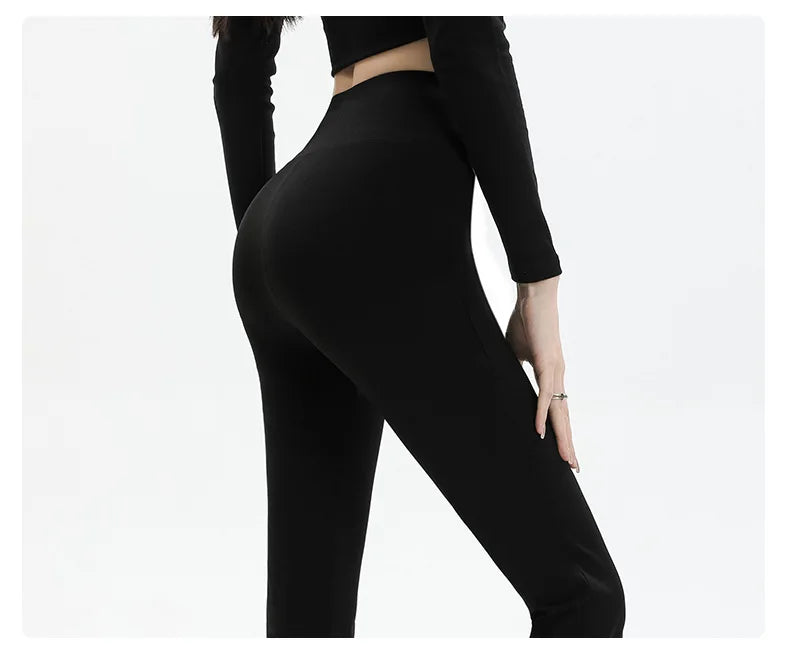 Women Flare Pants Slim High Waist Casual Leggings Sexy All-match Yoga Pants Fitness Workout Tights Butt Lifting Skinny Trousers