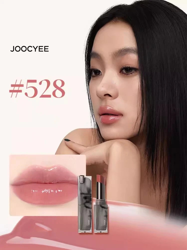 Joocyee Glazed Rouge Upgrade Crystal Frozen Film Version Moisturize Glass Lipstick Lip Makeup Smoky Longlasting Lipstick - Seprincess