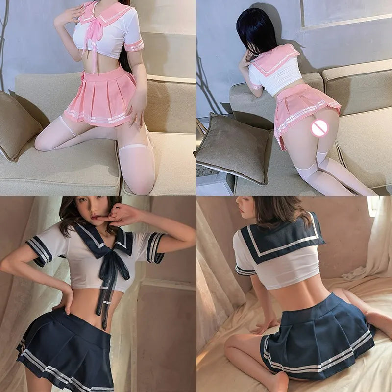 Student uniform tempting tight fitting campus style fetish sexy lingerie new 2024 sexy womans costume Schoolgirl Sex shop xxx - Seprincess