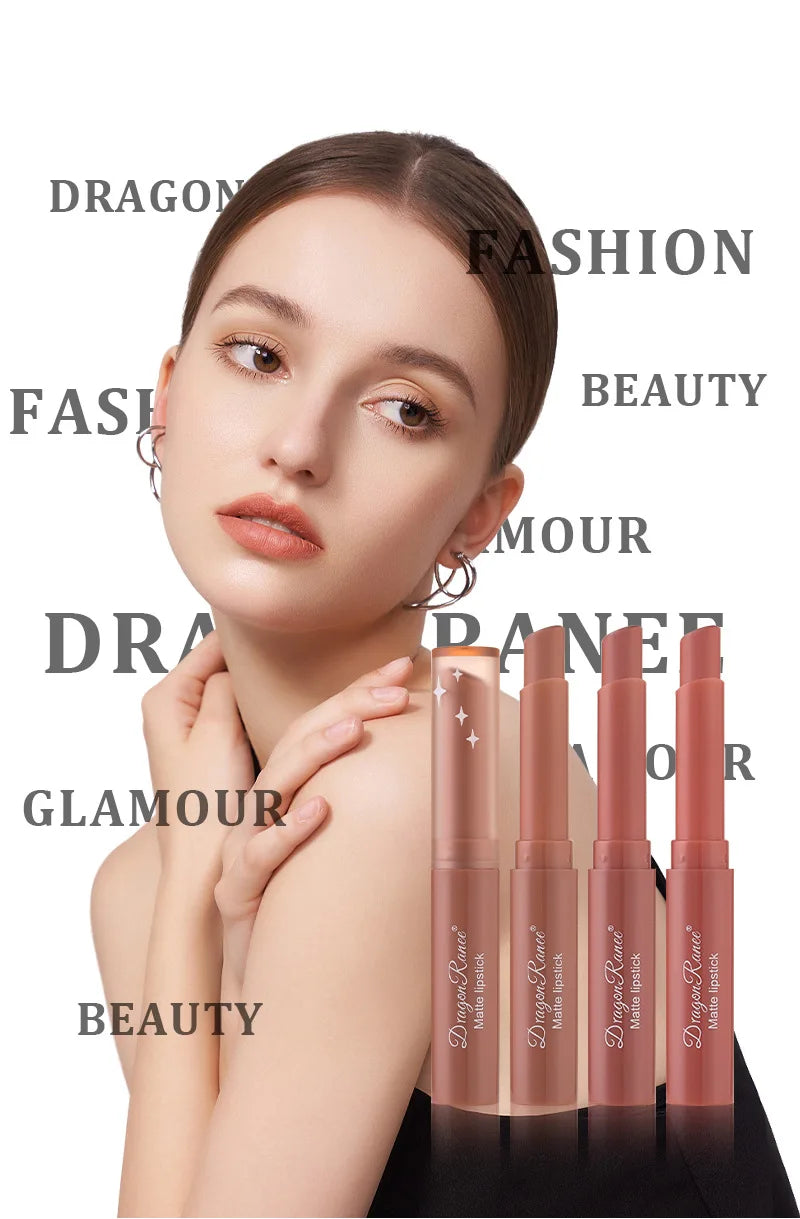 Dragon Ranee Crayon Lipstick Matte Lipstick Pencil Slant Lipstick Nude Soy Lipstick - Seprincess