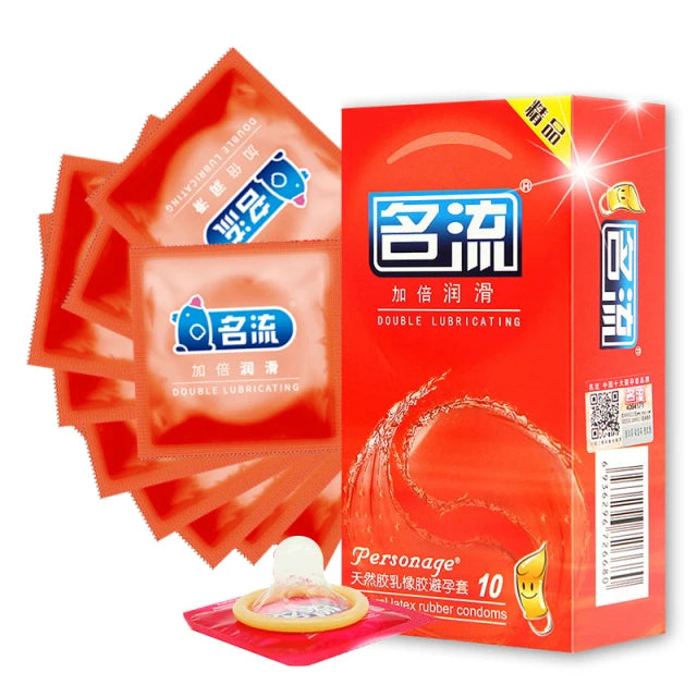 10pcs MingLiu Condoms Natural Latex Penis Sleeve Intimate Goods Sex Products Delay Time Condones Contraception For Men Sex Toys - Seprincess