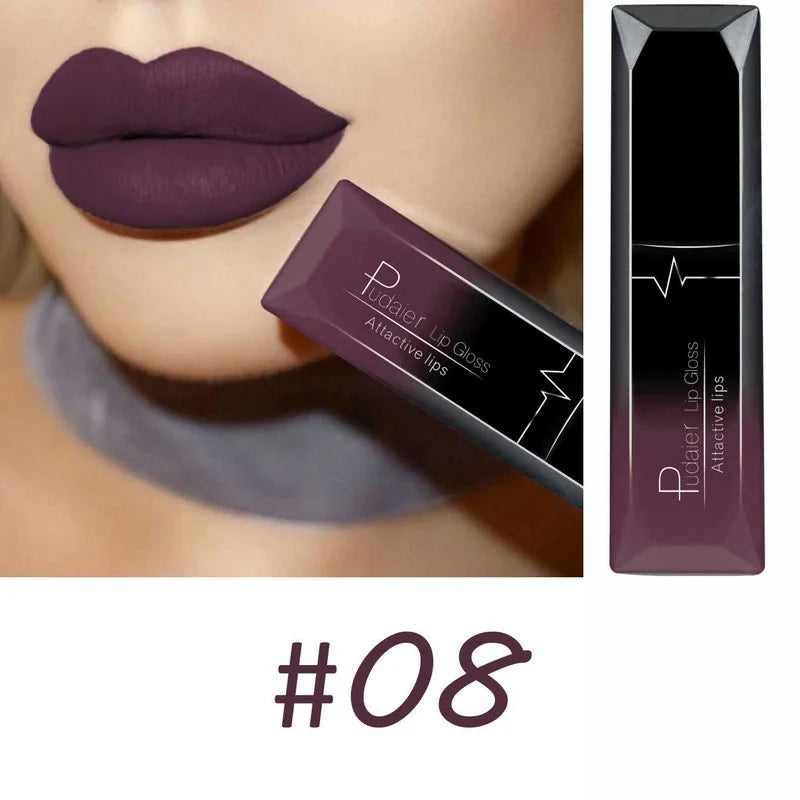 Best Lip Makeup 17 Color Sexy Matte Long Lasting Lipgloss Liquid Lipstick Lip Cream - Seprincess