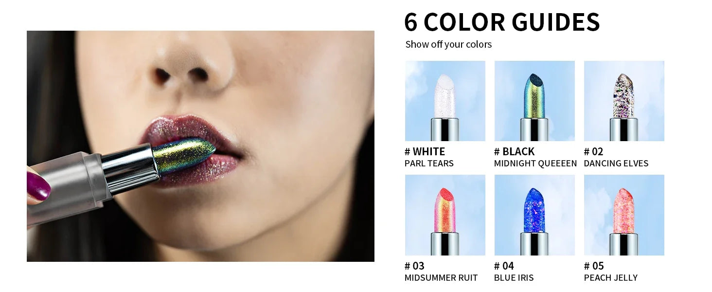 CHARMACY 6 colors Magicolor star glow lipstick PH change shift colors lip gloss nourish moisture professional lip makeup - Seprincess