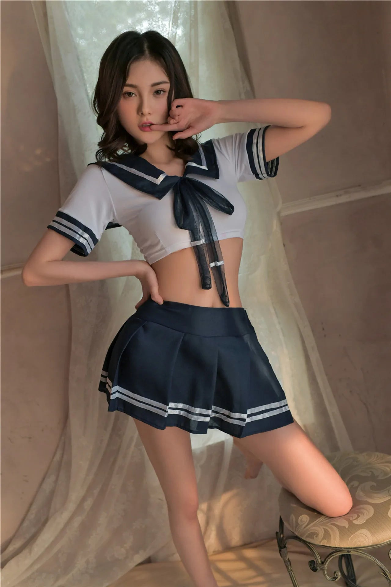 Student uniform tempting tight fitting campus style fetish sexy lingerie new 2024 sexy womans costume Schoolgirl Sex shop xxx - Seprincess