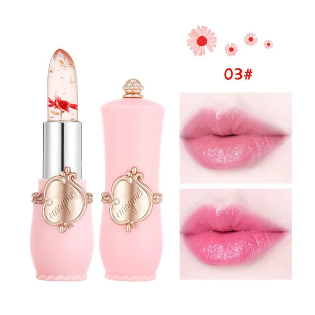 1 Pcs Aloe Vera Magic Lip Balm Color Change Natural Moisture Lipstick Temperature Nutritious Safe Ingredients Care Makeup Lips - Seprincess