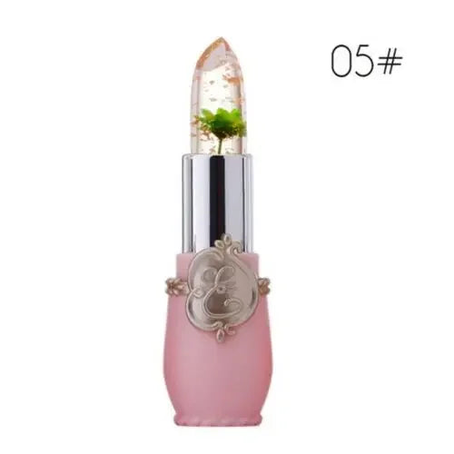 Flower Jelly Transparent Waterproof Temperature Color Changing Crystal Lipstick Long Lasting Moisturizing Lip Balm Lipsticks - Seprincess