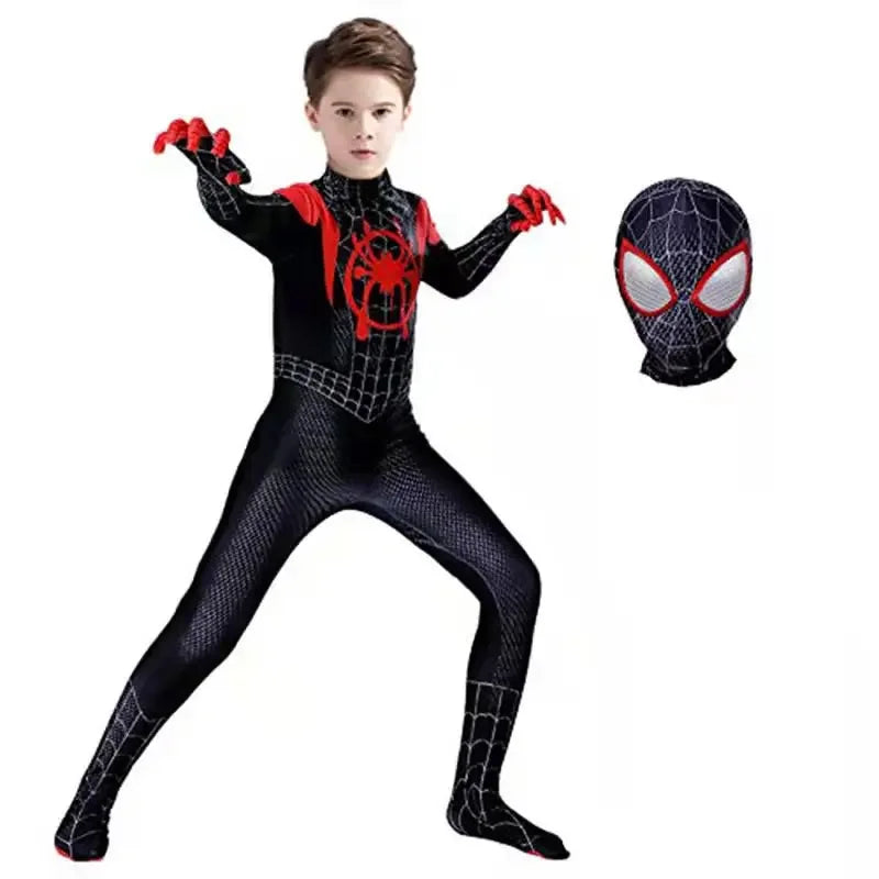 High Quality Superhero Spidermans Costume Bodysuit For Adult Spandex Zentai Halloween Party Cosplay Jumpsuit 3D Style - Seprincess