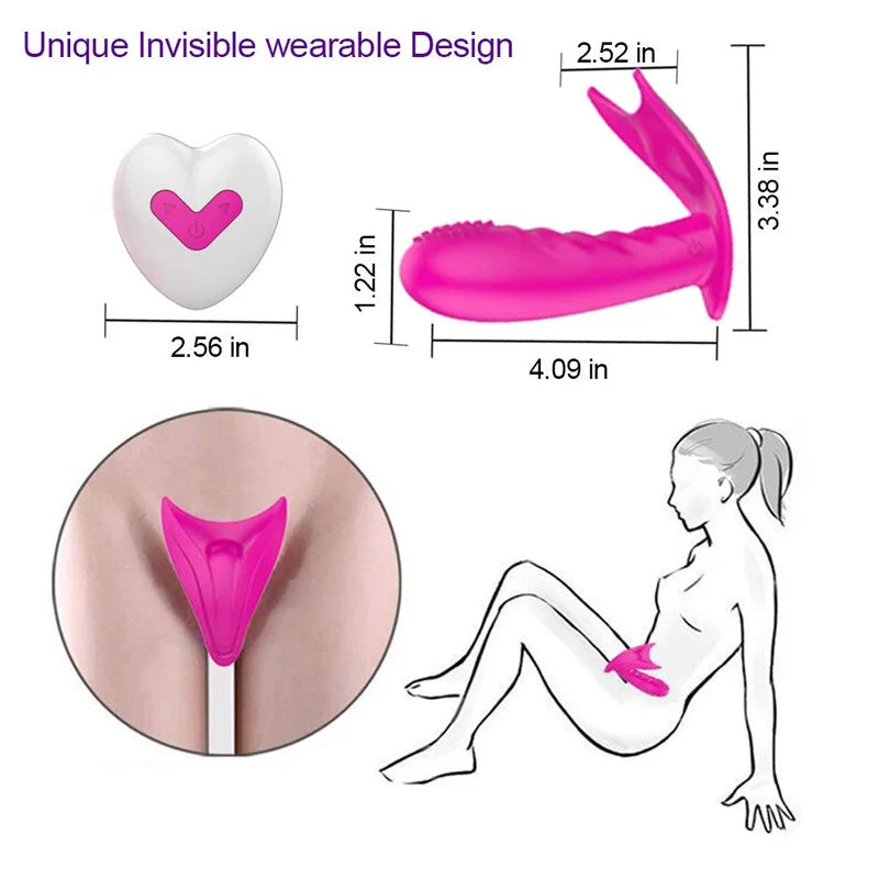 Wearable Dildo Vibrator Wireless Remote Control Stimulate G Spot Clit Masturbator Vagina Massager Adult Sex Toys For Women