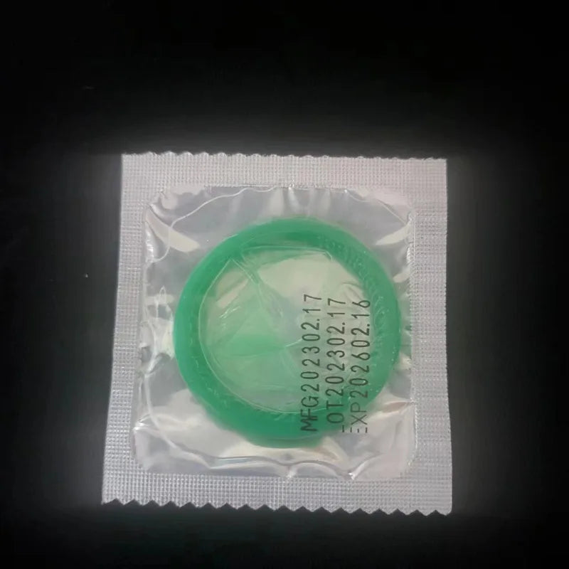 10/50PCS Colorful Smooth Natural Latex Condoms Large Oil Cock Sleeve Discoloration Penis Sleeve Condom for Men Adults Sex Toys - Seprincess