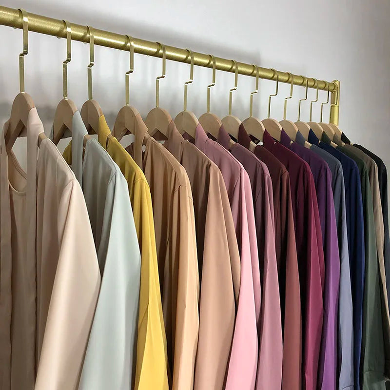 15 Colors Basic Plain Nida Abaya With Free Belt High Quality Muslim Women Modest Simple Dress EID Ramadan Islamic Clothing - Seprincess