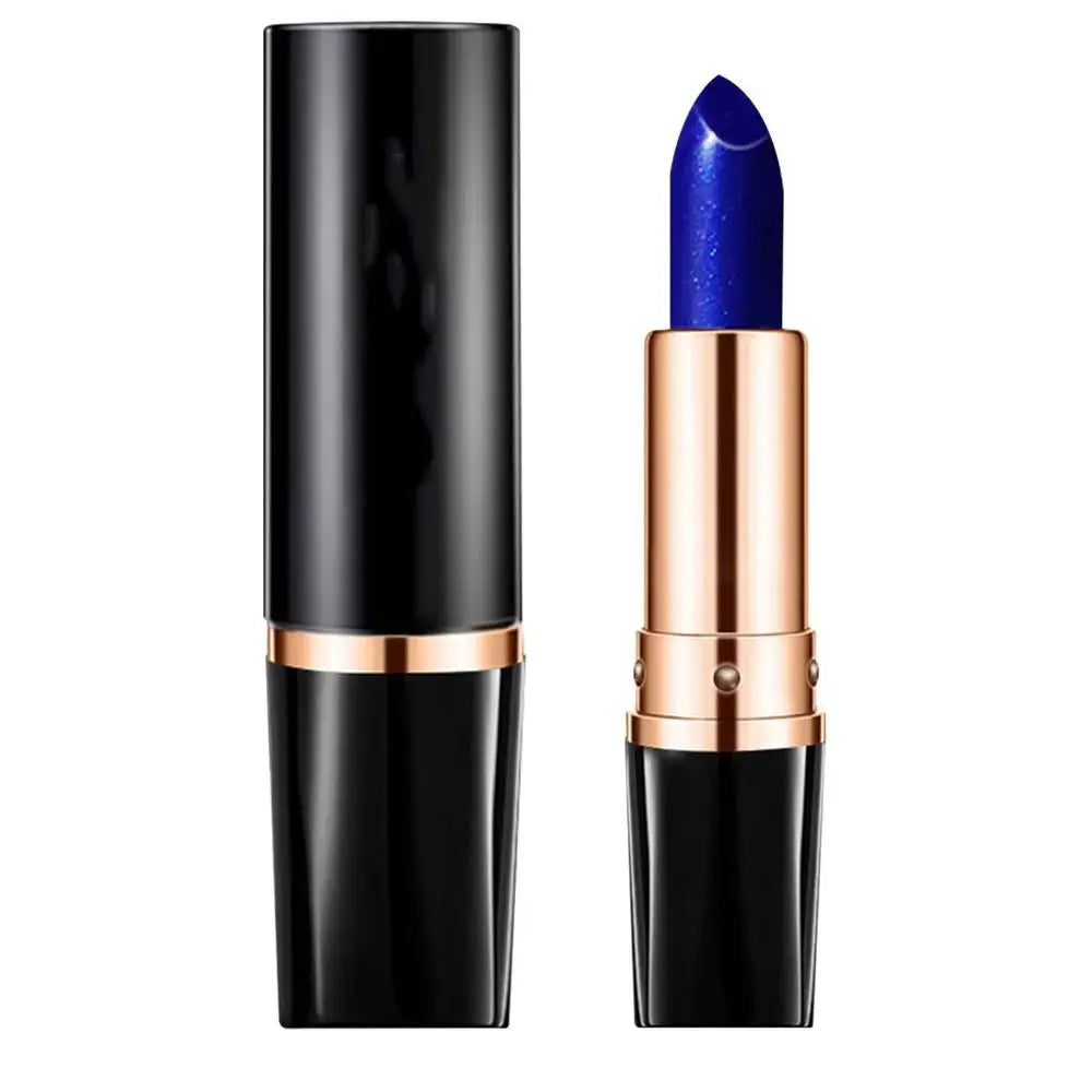 Color Changing Lipstick Waterproof Blue Lipstick That Turns PinkWipe Blue Turns To Pink Moisturizing Long Lasting - Seprincess